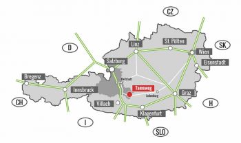 Österreich Karte - Tamsweg